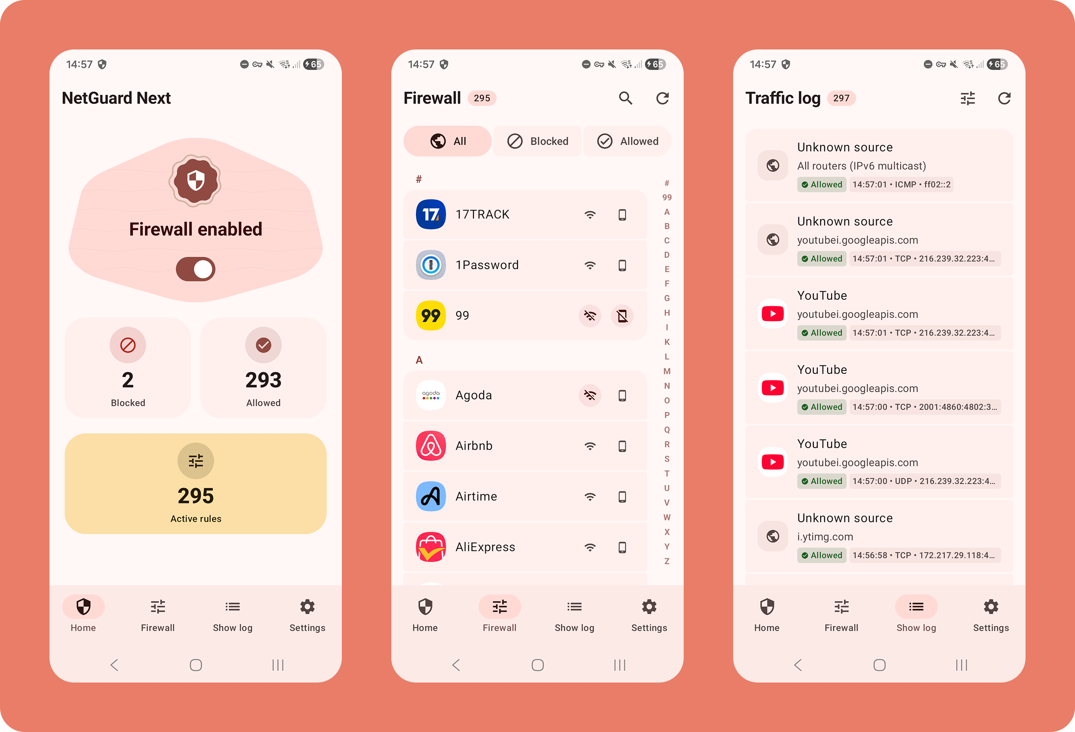 NetGuard showcase screenshot 1